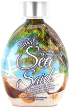 That’s What Sea Said Tanning Lotion Accelerator - For Indoor Tanning Beds and Outdoor Sun Tan - Safe for Face, Body and Tattoos - With Coconut Oil - No Bronzer