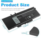 68Wh 3HWPP 15.2V Battery Replacement for Dell Inspiron 17 7500 7506 7706 2-in-1 Black Latitude 5401 5410 5411 5501 5510 5511 E5401 E5410 E5510 Precision 3551 3541 451-BCMN 10X1J N2NLL 1VY7F 3YNXM
