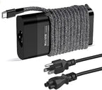 New Slim 65W HP Laptop Charger USB C - Replacement for HP Envy, Spectre, Elitebook, Chromebook - Type C Power Cord Adapter