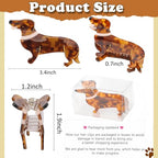 Dachshund Gifts for Women, Acetate Animal Dachshund Dog Hair Clips for Puppy Lovers, Valentines Day Gifts for Her Cute Pet Hair Accessories Stocking Stuffers for Christmas, NewYear, Birthday
