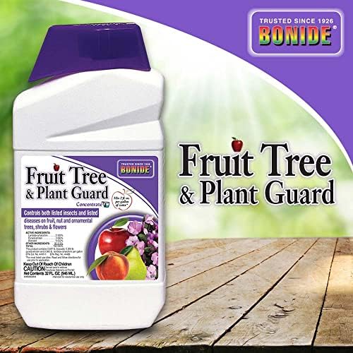 Bonide Fruit Tree & Plant Guard, 32 oz Concentrate, Multi-Purpose Fungicide, Insecticide and Miticide for Home Gardening