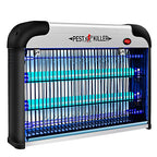 Indoor Electric Bug Zapper, 2800V Powerful Flying Insect Mosquito Killer w/ 20W Blue Light Attract, Plug-in Pest Control Machine for Moth, Fruit Fly, Fungus Gnat, Garage Bug Catcher/Eliminator/Trap