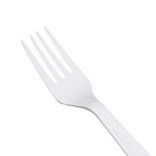 Karat U3530W 7" Poly-Wrapped Heavy-Weight Disposable Fork, White (Pack of 1000)