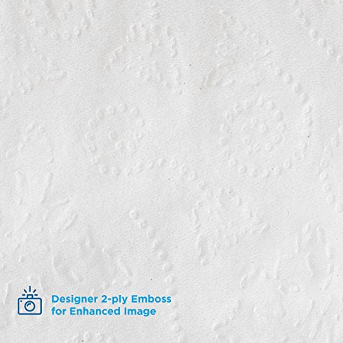 Georgia-Pacific Angel Soft ps 16880 White 2-Ply Premium Embossed Bathroom Tissue, 4.05" Length x 4.0" Width (Case of 80 Rolls, 450 Sheets Per Roll)