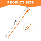 Drain Snake Clog Remover - 4 Pack 20 Inch Flexible Hair Drain Removal Tool for Sink, Shower, Tub & Toilet, Drain Cleaner with Grip Handle - Easy Use Kitchen & Bathroom Drain Opener