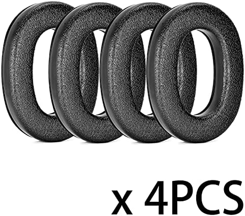 4 X Earpads - Ear Cushion Replacement Foam Ear Pads Compatible with 3M WorkTunes（(90543, 90544, 90542, 90541) ）/ Peltor Range Guard Connect Hearing Protector（EM042/033/037 Series ）