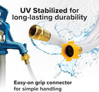 Camco TastePURE 10-Ft Water Hose - RV Drinking Water Hose Contains No Lead, No BPA & No Phthalate - Features Diamond-Hatch Reinforced PVC Design - 1/2” Inside Diameter, Made in the USA (22743)