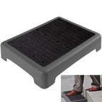 One Step Stool for Adults Elderly Non-Slip Step Platform Indoor and Outdoor Portable Wide Step Riser for Seniors,Safety Step for Car Bed Bedside Office Shower Stairs (Black)
