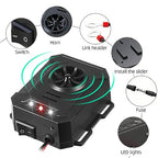 2 Pack Rodent Repellent Ultrasonic Under Hood, Mouse Repellent with Ultrasonic and Strobe Light Keep Mouse Rodents Squirrel Rat Mice Out of Car Engine Truck RV,Rodent Deterrent for Vehicle Protection