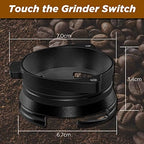 2023 New Upgraded 54mm Espresso Dosing Funnel | Hands-Free Dosing Funnel Espresso Machine Accessories | 54mm Funnel Replacement Fit for Breville Machine 870/879/880/875 (Black)