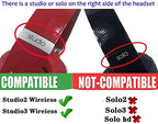Studio 2 Headband Replacement Parts Accessories Studio 3 Headband Repair Kit Compatible with Studio 2.0 Studio 3.0 Wireless Top Headband (Studio2- Matte Black)