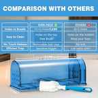 4 PCS Humane Mouse Traps Catch and Release, Indoor/Outdoor Live Mouse Trap No Kill, Pet Safe Mice Trap for Home, Animal Catcher for Mouse, Mole, Rat Trap Easy to Use in Garage, Basement, Old House