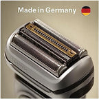 Braun Shaver Head Replacement Part 94M Silver, Compatible with Series 9 Pro and Series 9 Electric Razors for Men