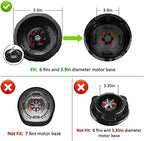 Blender Blade Replacement 6 Fins Pro Extractor Blade for Nutri Ninja Auto iQ BL480W-70 BL480D-30DOB BL450-70 BL451-70 BL454-70 BL455-70 BL481-70 BL482-70 Only Fit for 18 24 32 oz, No 16 oz
