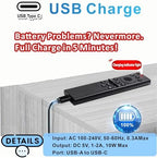 Replacement Smart Remote for Samsung TVs (Models from 2018-2025): Features Solar - Powered and USB - C Charging. for Samsung Neo, OLED, QLED, Crystal UHD, Frame TV, Terrace, Sero, and Serif Series