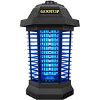 Bug Zapper Outdoor, Mosquito Zapper Outdoor, Electric Fly Zapper, Bug Zapper, Mosquito Killer, Fly Traps, 3 Prong Plug, Flying Insects Zapper Indoor Outdoor 90-130V, 4200V, ABS Plastic Outer (Black)
