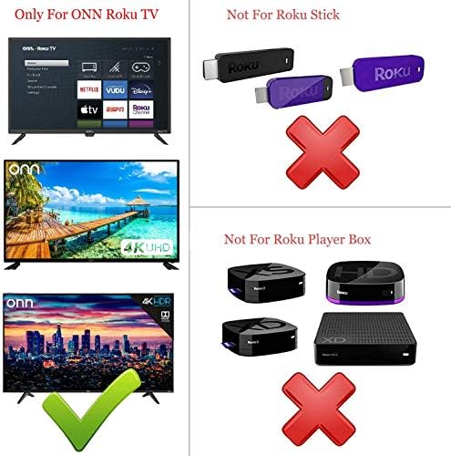 OEM Replacement Roku TV Remote Control for ONN RC-AFIR 3226000858 for 100012584 100012585 100012586 100012587 100012587 100012589 100012590 100018971