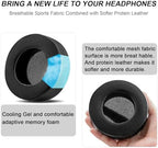 Upgrade Replacement Ear Pads Cushions for Corsair Virtuoso RGB Wireless SE XT Gaming Headset, Cooling-Gel Earpads with Softer Memory Foam, Added Thickness, Durable Protein Leather