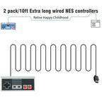 NES Classic Controller Only Compatible With 2016 Mini NES Console,Retro Controller 10 FT Extra Long Cable Classic Mini Controllers(2 Pack)