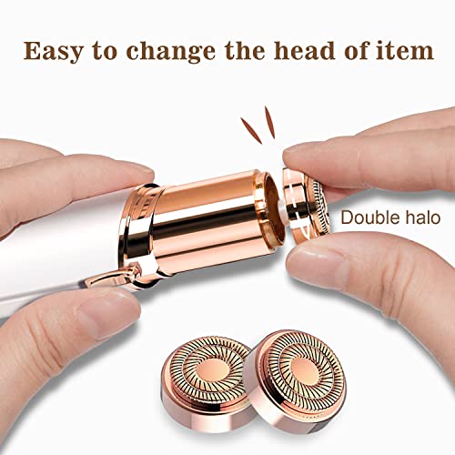 Refill for Flawless Replacement Heads Compatible with Finishing Touch Facial Hair Removal tool for Women As Seen On TV, 8-pc Pack