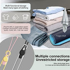 Nearockle Silicone Cable Ties Cord Organizer for Cable Management, 20PCS 4.2" and 7.1" Reusable Cable Organizer Electronic Accessories for Home, Office, Kitchen, School, Travel (5 Colors)