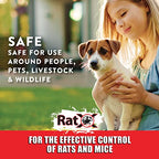 RatX Throw Packs- for All Species of Rats and Mice Safe Around Pets
