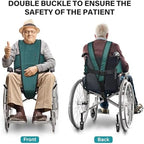 Wheelchair Seatbelt with Pocket Wheelchair Seat Belts for Adults Anti-Slip & Adjustable Wheelchair Accessories Safety Belt for Seniors Elderly, Patients, Anti-Fall Wheelchair Harness Vest