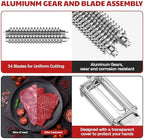 Meat Tenderizer Attachment for Kitchenaid Stand Mixer, Meat Tenderizer Machine for Kitchenaid Mixer Accessories, Meat Tenderizer with Stainless Steel Gears by Cofun