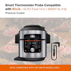 1-Pack Temp Meat Probe Replacement for Ninja OL701 Foodi 14-in-1 Smart XL 8 Qt, Smart Thermometer Probe for Ninja Indoor Pressure Cooker Steam Fryer Accessories
