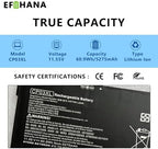CP03XL 929072-855 Laptop Battery Replacement for Hp Spectre X360 Convertible 3-ae 13-ae0xx 13-ae000 13-ae013dx 13-ae049ng 13-ae001ng 929066-421 HSTNN-LB8E CPO3XL CP03060XL 11.55V 60.9Wh/5275mAh