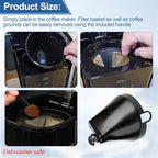 DCC-1200FB Coffee Filter Basket Holder Replacement for Cuisinart Coffee Makers, Brew Basket for Cuisinart Coffee Maker Parts DCC-1200, DCC-1200BCH, DCC-1200BW, DCC-1200CP, DCC-1200MRP1, DCC-1200W