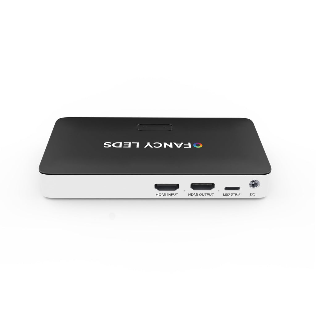 FANCY LEDs Sync Box Ambient TV Backlighting Syncing Box HDMI 2.0 All TV Sizes Fancyleds (70" to 90")