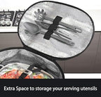 Insulated Slow Cooker Carrying Bag - Travel Bag Carrier Compatible with Ninja Foodi Possible Cooker Pro MC1000, MC1001 - Multi Cooker Carry Bag Accessories Fit From 8.5 Qt To 10 Qt Slow Cooker