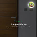 EKOBLA Autumn Harvest Night Light Wine with Grapes Night Lights Plug into Wall, Dusk to Dawn Sensor Nightlight for Stairway/Hallway/Kitchen, 0.5W Sleep Friendly for Boys Girls Seniors Elderly