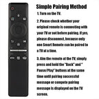 New 2 in 1 BN59-01330A RMCSPR1AP1 BN59-01329A Voiced Remote Control for Samsung QLED 8K UHD TV UN55TU850DFXZA UN55TU8200FXZA UN65TU8200 UN85TU8000FXZA Replacement Controller with Two Batteries