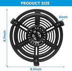 Air fryer Grill Plate for Ninja FD302 6.5 Qt FD101 5 Qt FD401 8 Qt Air Fryer, 9.7' Air Fryer Grill Pan Crisper Plate Replacement Parts Tray Rack Accessories for Ninja OP302 OP305 FD305 Air Fryer