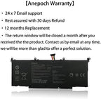 B41N1526 Laptop Battery Replacement for Asus FX502VM FX60VM FX502VM-AS73 FX502VM-FY361T ROG Strix GL502VT GL502VT-DS74 GL502VM-FY039T S5 S5V S5VM Series 0B200-01940000 15.2V 64Wh 4240mAh