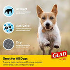 Glad for Pets Black Charcoal Puppy Pads 23" x 23" AllinOne Puppy Potty Training Pads That ABSORB & NEUTRALIZE Urine Instantly New & Improved Quality Puppy Pee Pads, (Pack of 1, 100 Count Total)