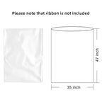 Morepack Extra Large Cellophane Bags for Gift Baskets 35x47 Inches, Jumbo Big Clear Cellophane Bags 20 Pieces