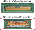 EM EMAJOR TECH New Screen Replacement for BOE NV173FHM-NX4 V8.0 V8.1 1920X1080 FHD 144Hz Non-Touch LCD LED Screen Display with Set of Tape and Tools