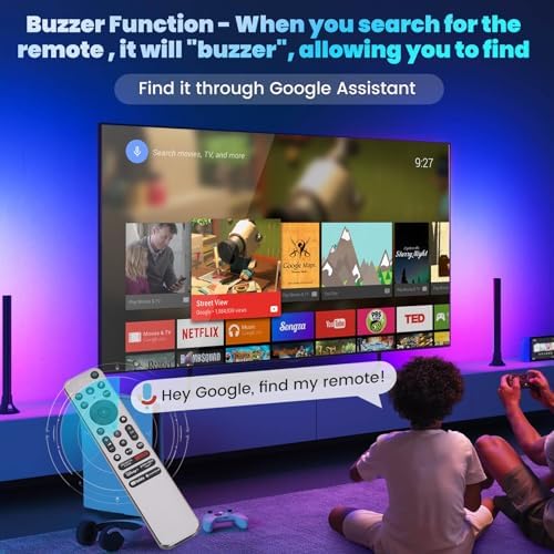 RMF-TX910U Backlit TV Remote for Sony TV/Sony Bravia TV Voice Remote, RMF-TX910U Replacement Remote for Sony BRAVIA XR/KD/XR Series X77L A95L X95L X93L A80L X90L A75L etc, 1 Year Full Warranty, 1Pack