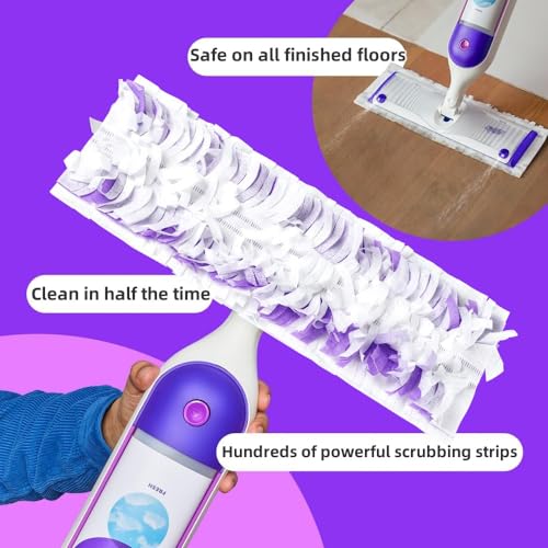 Disposable Mopping Pad Refills for Swiffer PowerMop Multi-Surface Mopping Pad Refills for Floor Cleaning, 20 Count