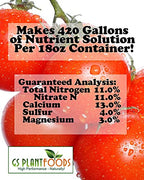 GS Plant Foods Cal-Mag 420 Dry Super Concentrate, Makes 420 Gallons of Nutrient Solution, 18 Ounces, Calcium/Magnesium Fertilizer