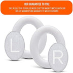 WC Wicked Cushions Upgraded Replacement Ear Pads for Bose 700 Noise Cancelling Headphones (NC700) - Softer PU Leather, Luxurious Memory Foam, Added Thickness, Extra Durable Ear Cushions | (White)