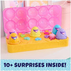 Hatchimals Alive, Pink & Yellow Egg Carton Toy with 6 Mini Figures in Self-Hatching Eggs, 11 Accessories, Kids Toys for Girls and Boys Ages 3 and up