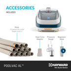 Hayward W32025ADC PoolVac XL Automatic Inground Pool Vacuum Cleaner, Suction Gunite Pool Cleaner up to 20 x 40 ft