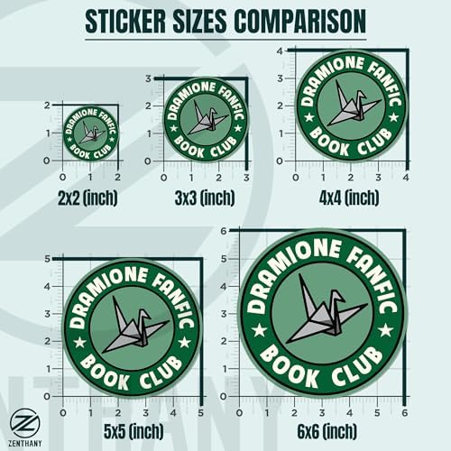 (3Pcs) Dramione Sticker Dramione Fanfic Book Club Stickers Lovers Dracotok Booktok Bookish Decals Waterproof Vinyl Sticker for Laptop Water Bottle Hard Hat Cup Cars Decals Gift for Her Him 2 Inches
