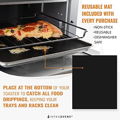 Parchment Baking Paper for Air Fryer Toaster Oven 12 x 13, Non-Stick Liners for Toaster Countertop and Large Toaster Oven, Air Fryer Accessories for Gowise, Kitchenaid, Emeril, Ninja, Kalorik + More