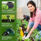10pk Solar Upgrade Mole Repellent for Lawns Gopher Repellent Ultrasonic Powered Mole Repellent Deterrent Snake Repeller Mole Repellent Outdoor Lawns Garden Yard All Pests Stakes Chaser Sonic Spikes