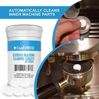 CleanEspresso - Breville Cleaning Kit - 40 Breville Compatible Cleaning Tablets + 2 Espresso Machine Water Filters + 2-Use Descaler - Espresso Machine Accessories